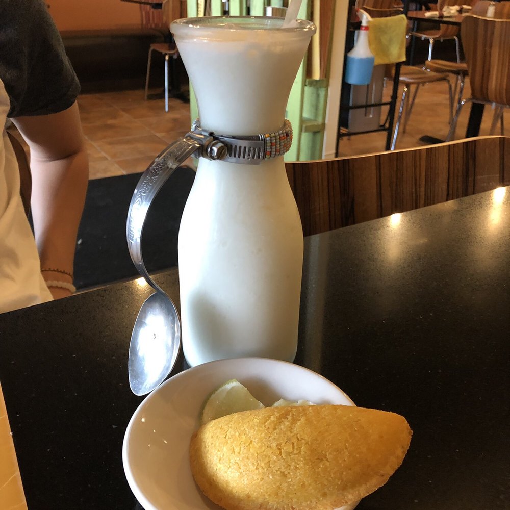 Patacon Pisa'o - Kendall - Limonada de Coco y una Empanada de Carne - Colombian Near Me - Miami, Florida Patacon Pisa'o - Kendall - Limonada de Coco y una Empanada de Carne - Colombian Near Me - Miami, Florida