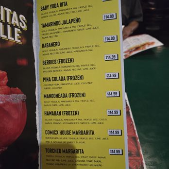 ComicX Restaurant Bar & Store - Drink menu - American Near Me - Phoenix, Arizona