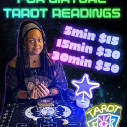 PurpleStar Tarot - Instant Tarot Readings over the phone! DM for availability. After payment confirmed, I will call you for your reading. Video recordings, too