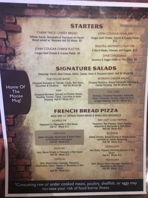 Menu photo 2 Moose Lounge Coeur d'Alene, ID Menu photo 2 Moose Lounge Coeur d'Alene, ID