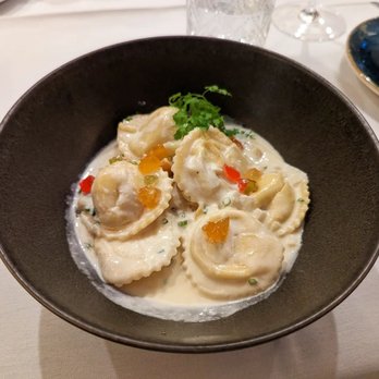 Servia - Pear mascarpone ravioloni - Mediterranean Near Me - Boston, Massachusetts