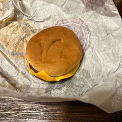 McDonald's - A cold Cheeseburger.