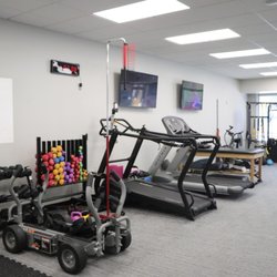 21st Century Rehab, Carlisle - Rehabilitation gym with balance, strength, and mobility equipment.