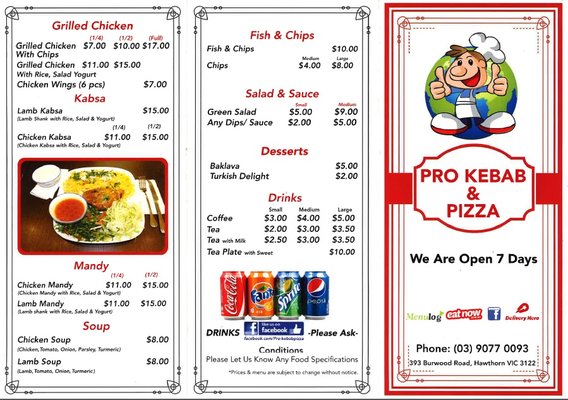 Menu photo 1 Pro Kebab & Pizza Hawthorn, VIC