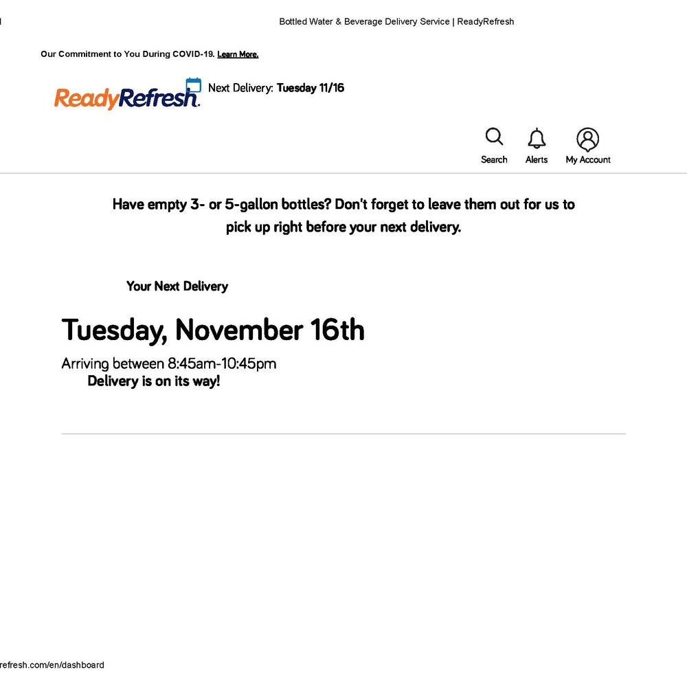 ReadyRefresh - a screenshot of a website - Water Delivery Near Me - Houston, Texas ReadyRefresh - a screenshot of a website - Water Delivery Near Me - Houston, Texas