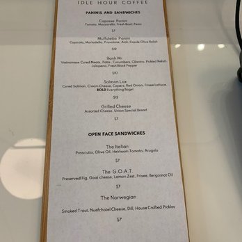 Idle Hour Coffee - Coffee & Tea Near Me - Raleigh, North Carolina