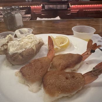 Cowesett Inn - Baked stuffed shrimp with a baked potato! Yummmm. - Italian Near Me - West Warwick, Rhode Island Cowesett Inn - Baked stuffed shrimp with a baked potato! Yummmm. - Italian Near Me - West Warwick, Rhode Island