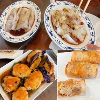 Mandarin Kitchen - Stuffed eggplant & green pepper, rolled dumpling, & egg roll - get all these - Dim Sum Near Me - Minneapolis, Minnesota