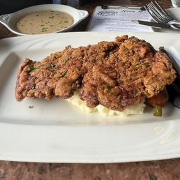 Country fried New York Strip Country fried New York Strip