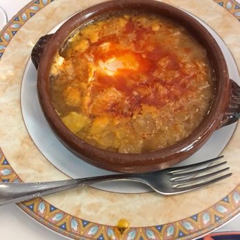 Mesón Valderrey - Sopa castellana de ajo. Garlic soup. - Diners Near Me - Tordesillas, Virginia Mesón Valderrey - Sopa castellana de ajo. Garlic soup. - Diners Near Me - Tordesillas, Virginia