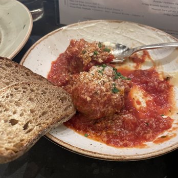 Meril - In-house meatballs were saucy and tender. - New American Near Me - New Orleans, Louisiana