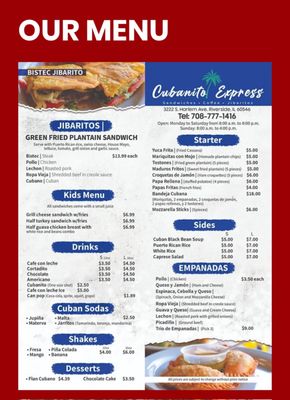 Menu photo 4 Cubanito Express Riverside, IL Menu photo 4 Cubanito Express Riverside, IL