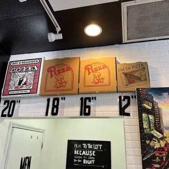 Why Not Pizza - Pizza Sizes - Pizza Near Me - Charlotte, North Carolina