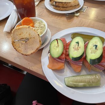 Steve's Deli - Matzo Chicken Matzoh Ball or Kreplach Bagel with Lox, bagel thin, Iced Tea - Delis Near Me - Bloomfield Hills, Michigan Steve's Deli - Matzo Chicken Matzoh Ball or Kreplach Bagel with Lox, bagel thin, Iced Tea - Delis Near Me - Bloomfield Hills, Michigan