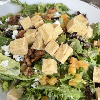 Mesh Restaurant - Mesh Salad with tofu added on - New American Near Me - Indianapolis, Indiana Mesh Restaurant - Mesh Salad with tofu added on - New American Near Me - Indianapolis, Indiana