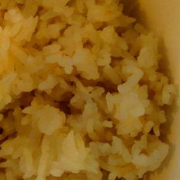 Unintentionally tan rice.