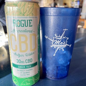 Mo's Seafood & Chowder - CBD seltzer - Seafood Near Me - Seaside, Oregon