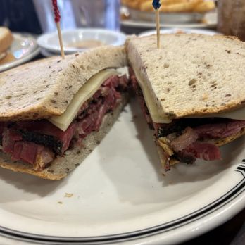 Langer's Delicatessen - Pastrami with Swiss cheese on rye bread. - Delis Near Me - Los Angeles, California