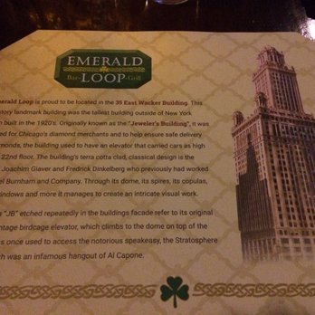 Emerald Loop - Dinner before a Goodman show!! - Irish Pub Near Me - Chicago, Illinois