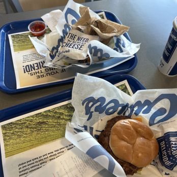 Culver's - my fresh plate and my friends empty plate. - Fast Food Near Me - Cedar City, Utah