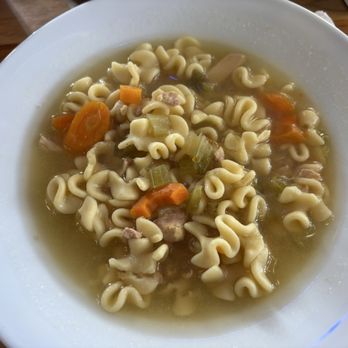 Cafe Angelique - Chicken Noodle Soup (low fat, dairy free) - Coffee & Tea Near Me - Tenafly, New Jersey