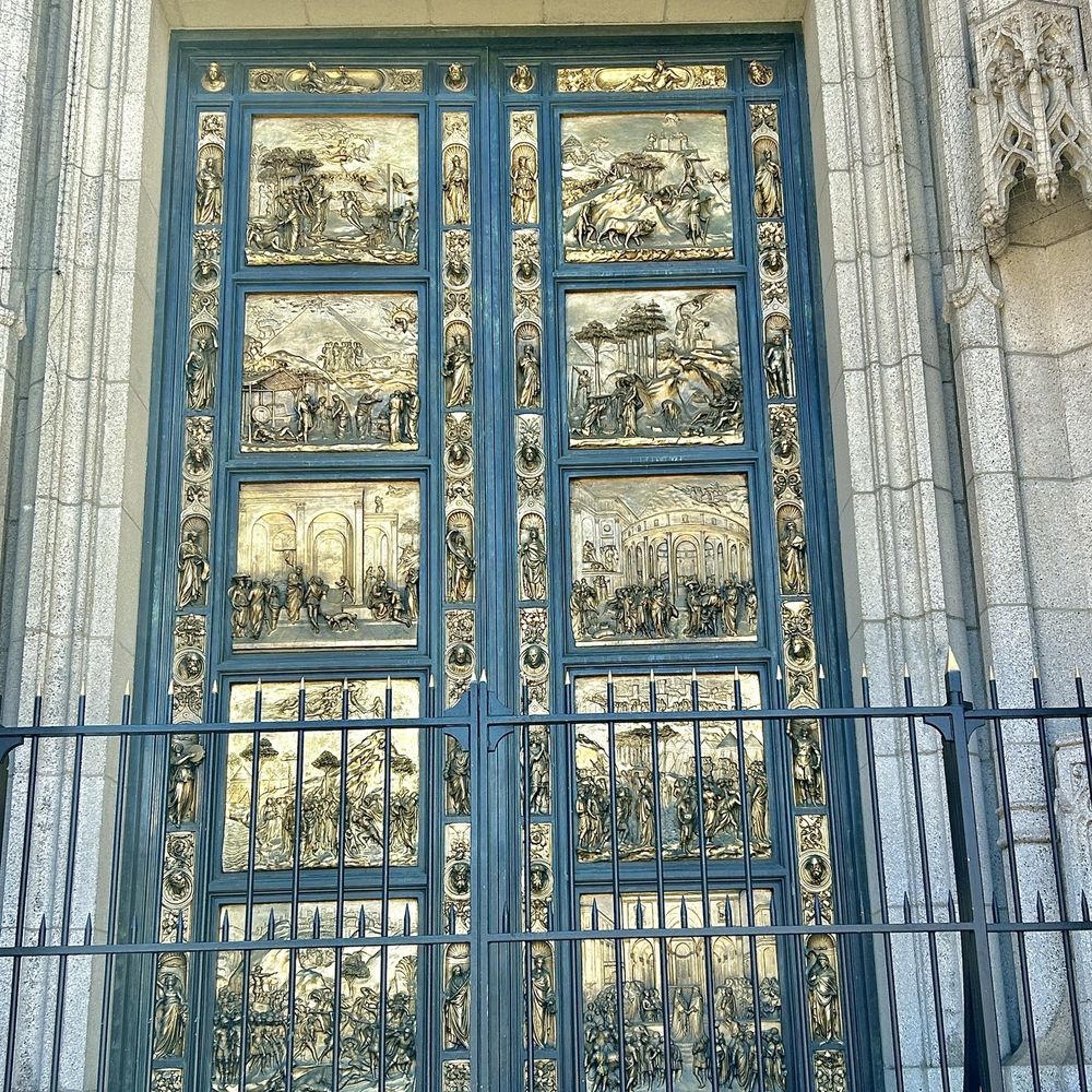 Nob Hill - The intricate details of the French gothic style of the grand doors of Grace Cathedral - Local Flavor Near Me Nob Hill - The intricate details of the French gothic style of the grand doors of Grace Cathedral - Local Flavor Near Me
