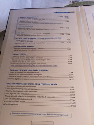 Menu photo 3 Nuevo Gerardo Madrid, M