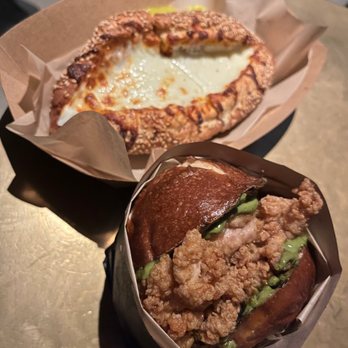 Double Chicken Please - Thai chicken sandwich - Cocktail Bars Near Me - New York, New York