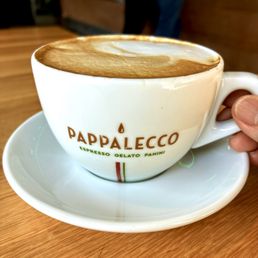 A cup of rich and foamy cappuccino