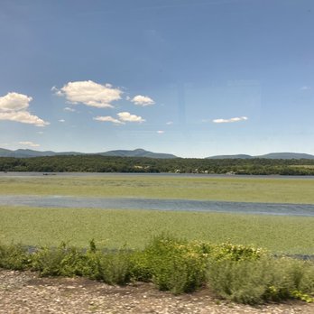 Hudson Amtrak Station - View from the window - Public Transportation Near Me - Hudson, New York