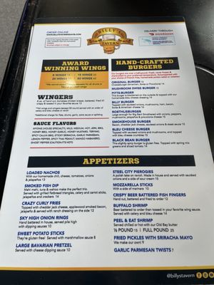 Menu photo 1 Billy's Tavern Davie, FL