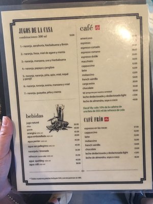 Menu photo 2 Café Toscano Ciudad de Mexico, DIF