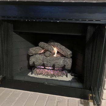 FireplaceFix - Fireplace cleaned, painted with new logs and burner - Fireplace Services Near Me FireplaceFix - Fireplace cleaned, painted with new logs and burner - Fireplace Services Near Me