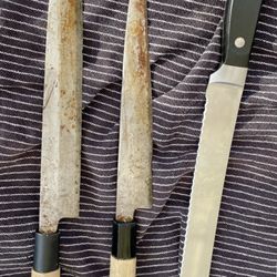 William Tan's Custom Knives, Sharpening, Repair - Before