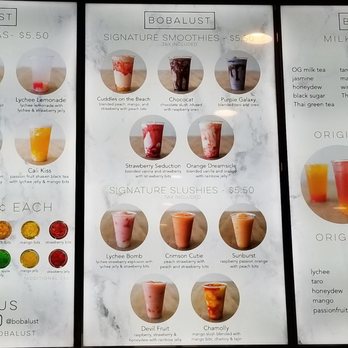 BobaLust - Kirkland - Menu - Bubble Tea Near Me - Kirkland, Washington