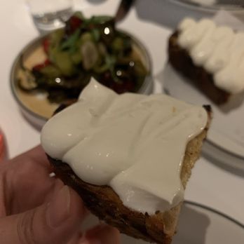 Misi - Whipped ricotta crostini for the peppers! - Italian Near Me - Brooklyn, New York