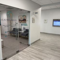 Laurel Smiles Dental Care - Our front door, we are on the ground level close to the parking lot.