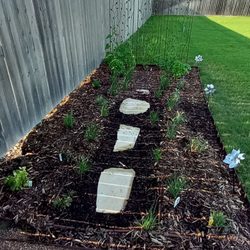 Uprooted Gardens - Cucumbers ,  chives, mint, basil, sage , rosemary and thyme :))