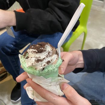 Jeremiah's Italian Ice - Scoop Froggy Frog (was much better than this photo I got lol) - Desserts Near Me - Spring, Texas Jeremiah's Italian Ice - Scoop Froggy Frog (was much better than this photo I got lol) - Desserts Near Me - Spring, Texas