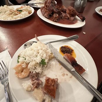 Sun Wah Bar-B-Que - Seafood stir fry over white rice, medium roast duck - Barbeque Near Me - Chicago, Illinois Sun Wah Bar-B-Que - Seafood stir fry over white rice, medium roast duck - Barbeque Near Me - Chicago, Illinois
