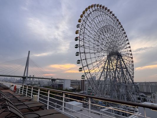 Tempozan Ferris Wheel by null