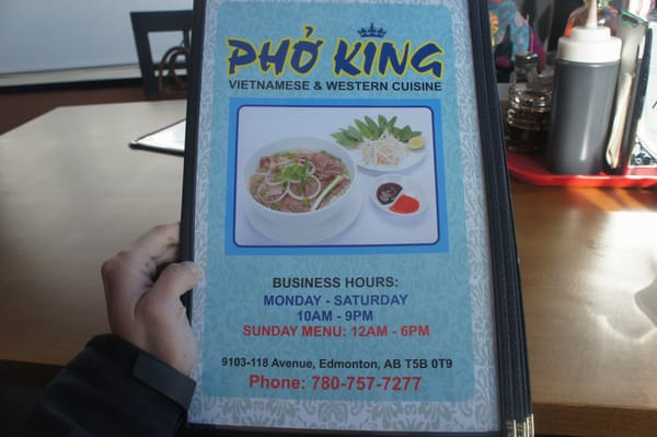 Menu photo 8 Pho King Edmonton, AB Menu photo 8 Pho King Edmonton, AB