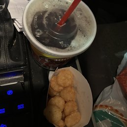 Tots and unsweetened ice tea