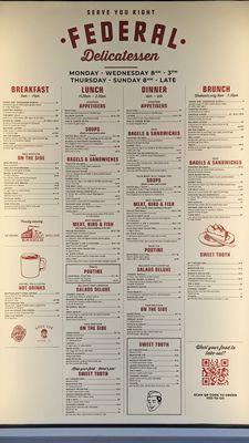 Menu photo 6 Federal Delicatessen Auckland, AUK Menu photo 6 Federal Delicatessen Auckland, AUK