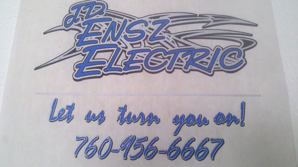 Slide of JD Ensz Electric