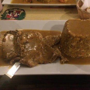 Casa Del Campo - Mofongo with pollo al ajillo. - Dominican Near Me - North Babylon, New York Casa Del Campo - Mofongo with pollo al ajillo. - Dominican Near Me - North Babylon, New York