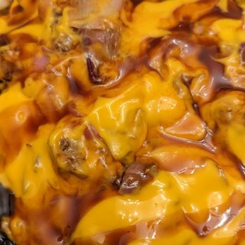 Novelty Eats - Cheesesteak loaded fries - not printed on the menu yet but available - Comfort Food Near Me - Bronx, New York