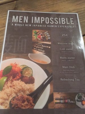 Menu photo 6 Men Impossible Amsterdam, NH