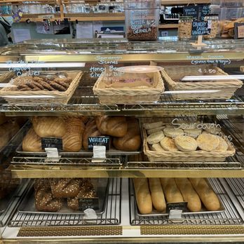 Blue Market AK - Another photo of the bakery case with fresh breads from the neighboring French Oven Bakery alongside house-made english muffins and cookies. - Grocery Near Me - Anchorage, Alaska Blue Market AK - Another photo of the bakery case with fresh breads from the neighboring French Oven Bakery alongside house-made english muffins and cookies. - Grocery Near Me - Anchorage, Alaska