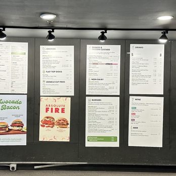 Shake Shack Union Station - The menu is HUGE! - Burgers Near Me - Washington, DC, District of Columbia